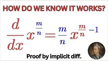 Power rule works for fractions - Proof by implicit differentiation