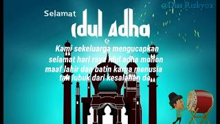 Usapan selamat hari Raya Idul Adha 2019 | Story Wa Takbiran idul adha 2019 1440 H.