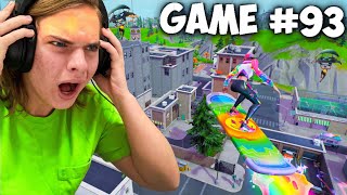 Dropping Tilted Towers 100 Games