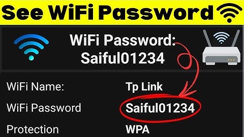 How to See Connected Wifi Password in Mobile 2025