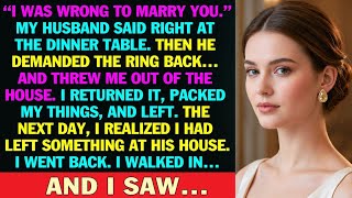 My Husband Kicked Me Out & Took My Ring—Then I Saw a Stranger Inside Our House 😱