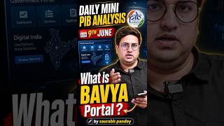 Daily PIB Analysis | 9th June 2026 | Bhavya portal | Saurabh Pandey