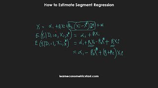 How to Estimate Piecewise Regression