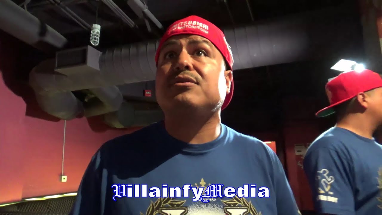 ROBERT GARCIA EDUCATES ABEL SANCHEZ ON CUTTING OF THE RING, GOTTA 