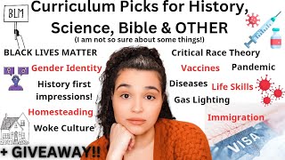 Homeschool Science, History, Bible + Controversial Curriculum Choices 2023/24