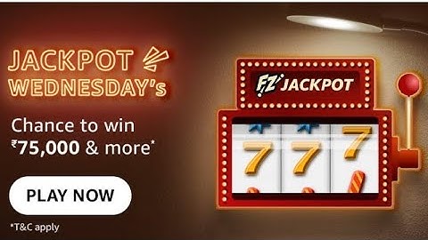 Amazon Wednesdays Jackpot, Spin and Win,Quiz on April 27, win 50000, Quiz Answers Today