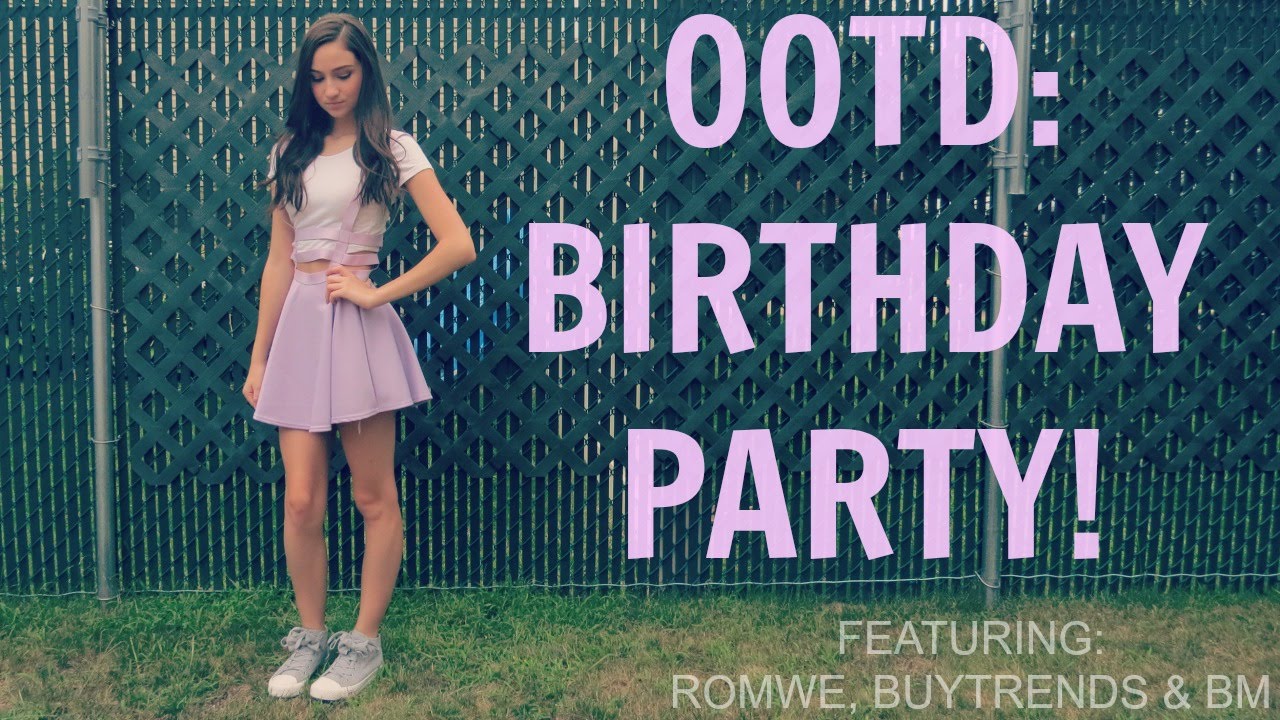 OOTD: Grandma's Birthday Party! - YouTube