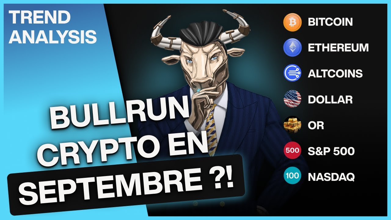 Baisse de taux en septembre = Bullish 🚀 Analyse technique : BTC, ETH, ALT,  USD, GOLD, S&P500, NASDAQ