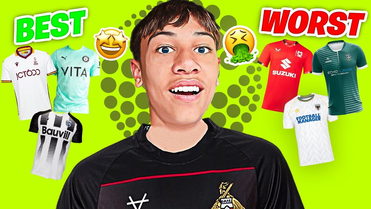 RANKING LEAGUE TWO AWAY KITS (23/24)