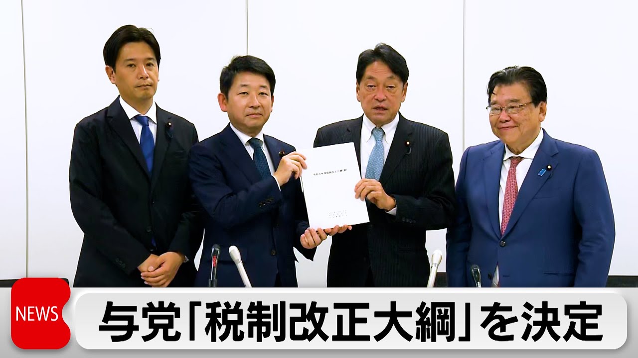 The ruling party's tax reform outline, which includes raising the