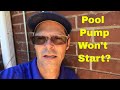 Troubleshooting a Pool Pump Motor