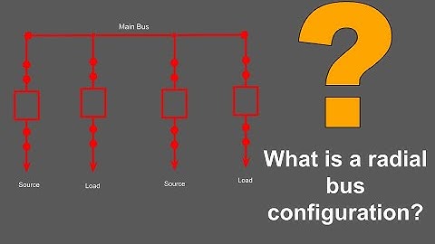 Substation Design - Radial Bus Configuration Explained
