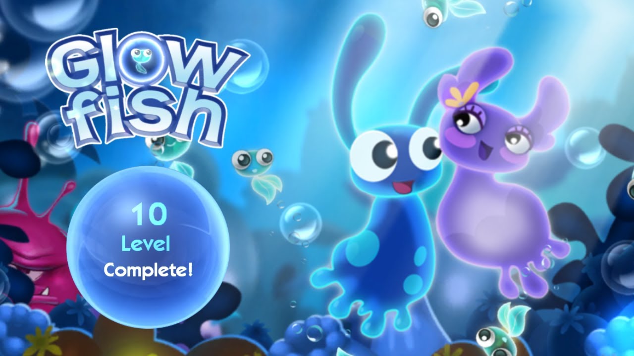 Glowfish: Level 10 + 4 Stars - Gameplay Walkthrough