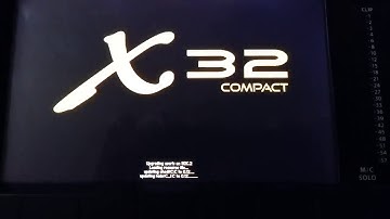 X32 Compact Update Firmware 4.0