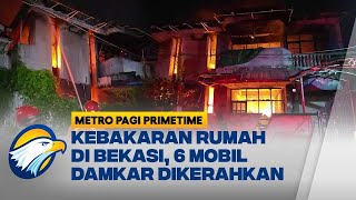 Kebakaran di Bekasi, Rumah dan Mobil Hangus - [Metro Pagi Primetime]