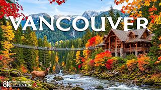 Full Vancouver Autumn 8K 🍂 Stanley Park, Golden Trails & Fall Foliage Update