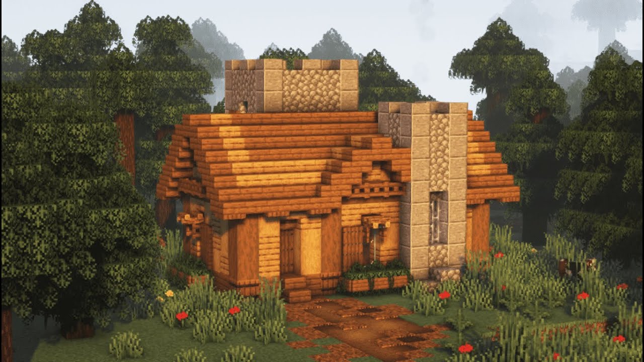 🅼🅸🅽🅴🅲🆁🅰🅵🆃 Wooden Starter House