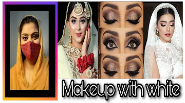 Best Makeup With White Dress | White Dress Makeup Simple | Persikla's ideas