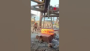 Creating Flanges Using Iron Billet #iron #flange