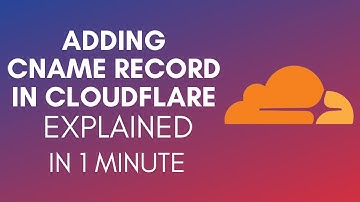 How To Add CNAME Record In Cloudflare (2025)