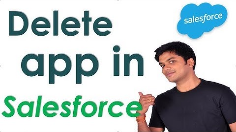 How to delete app in salesforce lightning | uninstall package | Salesforce lightning tutorial