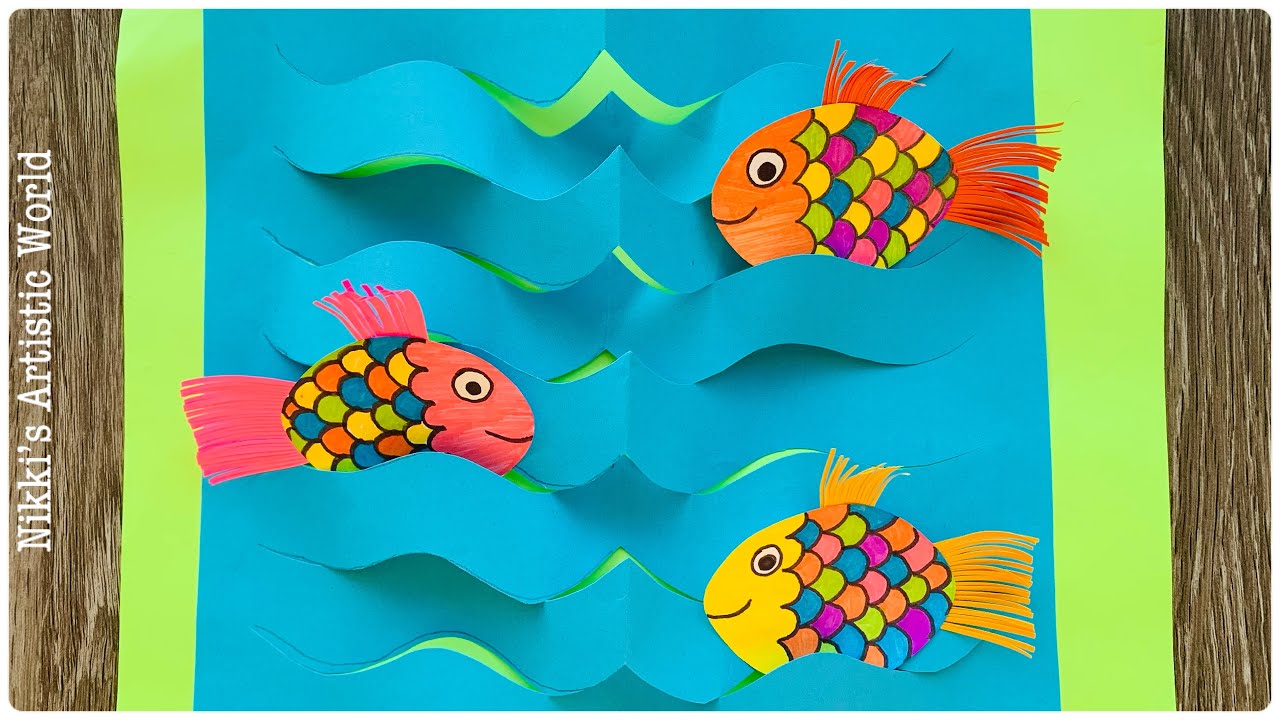Cheffun Sea Animals Paper Craft Kit - Sea Animal Themes Toddler Arts and  Crafts for Kids 4-6 6-8 4-8, Kids Arts & Crafts Ages 4-8 for Toddlers 3-4