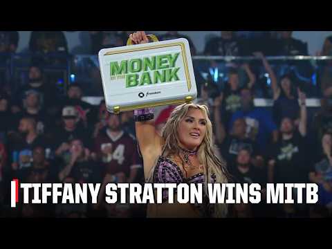 Tiffany Stratton wins MITB for the second time 🤑 | Money in the Bank Highlights | WWE on ESPN