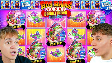 WE GOT A 5 SCATTER ON BIG BASS VEGAS DOUBLE DOWN