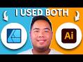 Affinity Designer vs Illustrator (2026) - Which One Is BETTER?