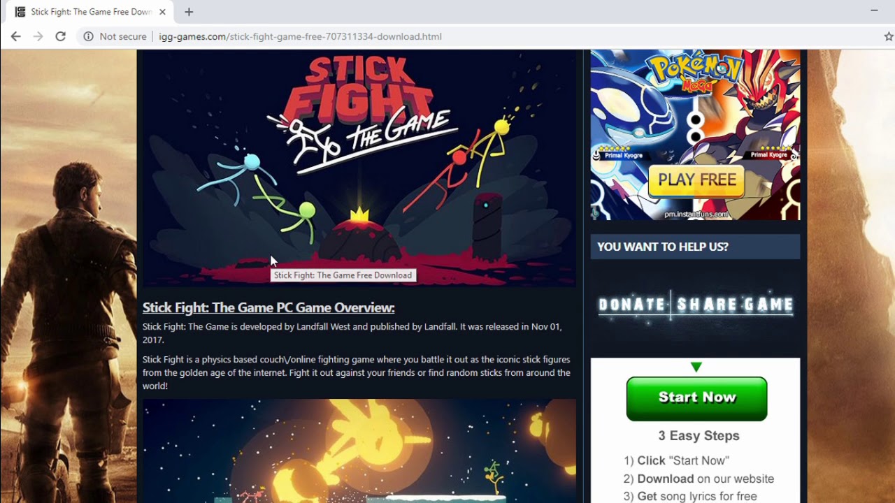 Tutorial On How To Download Stick Fight The Game