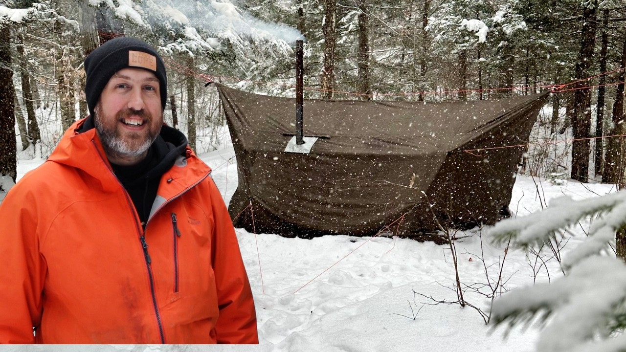 Camping d'hiver mais......de luxe 🔥⛺️❄️