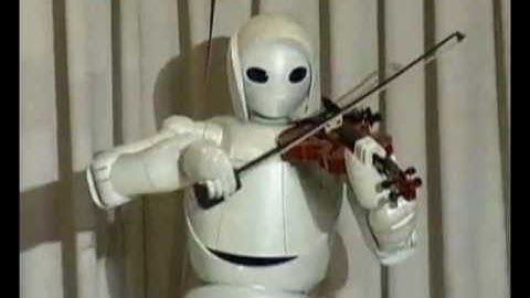 Robot plays the violin  VIDEO