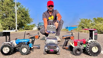 Remote Controlled Vehicles Unboxing | New Holland 3630 Tractor, Swaraj 855 FE, Mahindra THAR 4X4 |