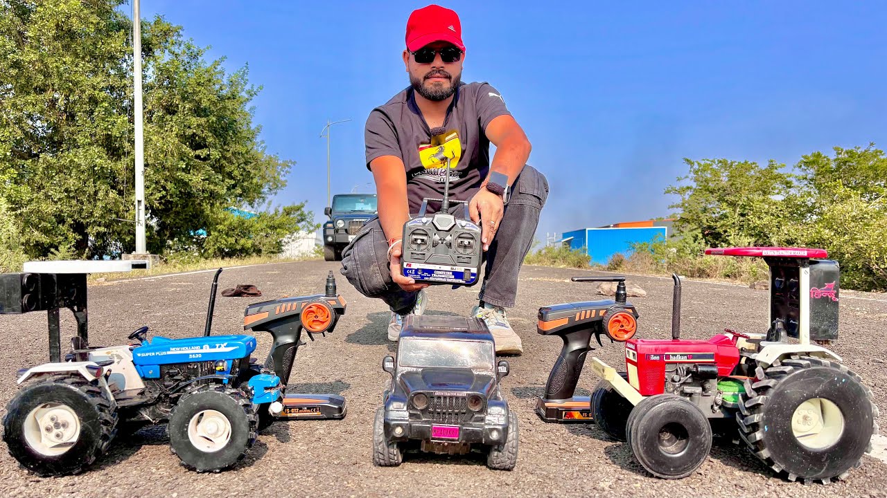 Remote Controlled Vehicles Unboxing | New Holland 3630 Tractor, Swaraj 855 FE, Mahindra THAR 4X4 | 