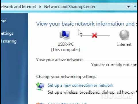 How to enable your network connection in Windows 7 - YouTube