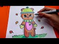 How to Draw an Autumn Bear | Easy Fall & Halloween Art for All Ages 🍁🐻