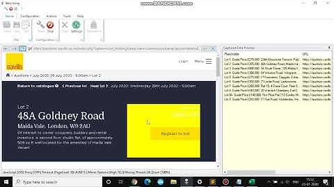How to scrape multiple images from Savills property listings using Webharvy
