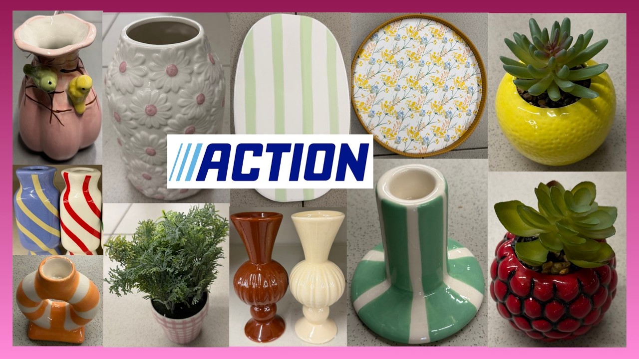**ACTION** DEKORATIVES FÜR ZUHAUSE