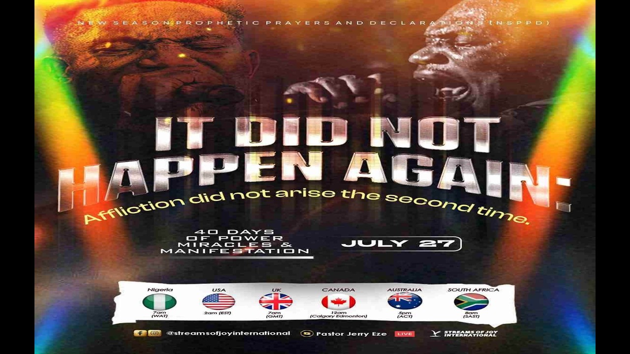 IT DID NOT HAPPEN AGAIN || 40DPMM – DAY 15 || NSPPD || 27TH JULY 2026