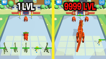 MAX LEVEL in Dragon Merge Master Game Tyrannosaurus Rex