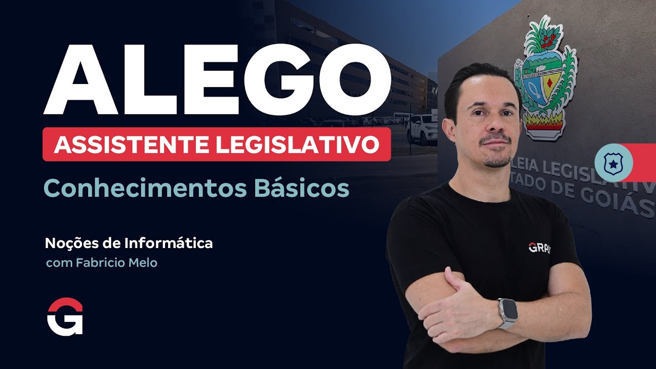 Concurso ALEGO | Raio-X: Noções de Informática