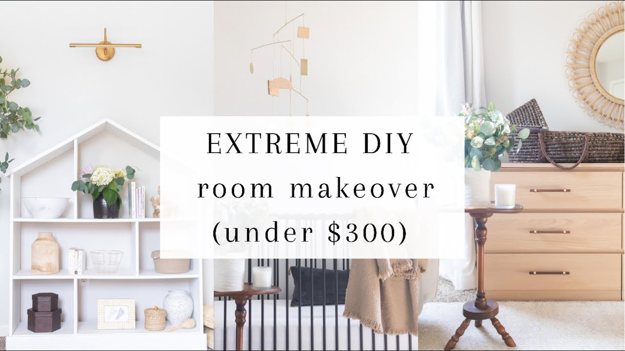 DIY NURSERY MAKEOVER | IKEA DRESSER HACK + DIY ROOM DECOR | UNDER $300 ...
