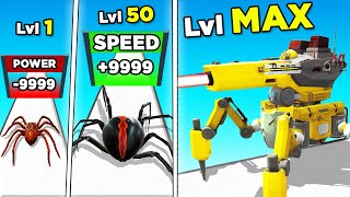 I Upgraded Monsters To MAX LEVEL Spiders!