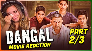 DANGAL Movie Reaction w/Kristen Part (2/3)! | Aamir Khan | Fatima Sana Shaikh | Sanya Malhotra