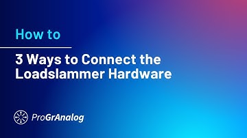 3 Ways to Connect the Loadslammer Hardware