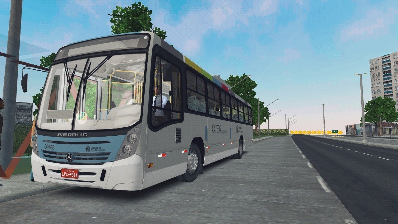 Pbs2| Neobus Mega 2006 padrão Redentor (linha com pouco movimento)