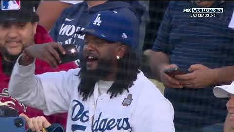 [241026] 2024 MLB World Series Game 2 New York Yankees at Los Angeles Dodgers Ice Cube Performance