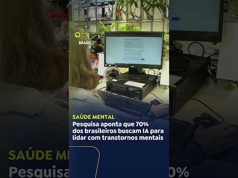 Pesquisa aponta que 70% dos brasileiros buscam IA para lidar com transtornos mentais