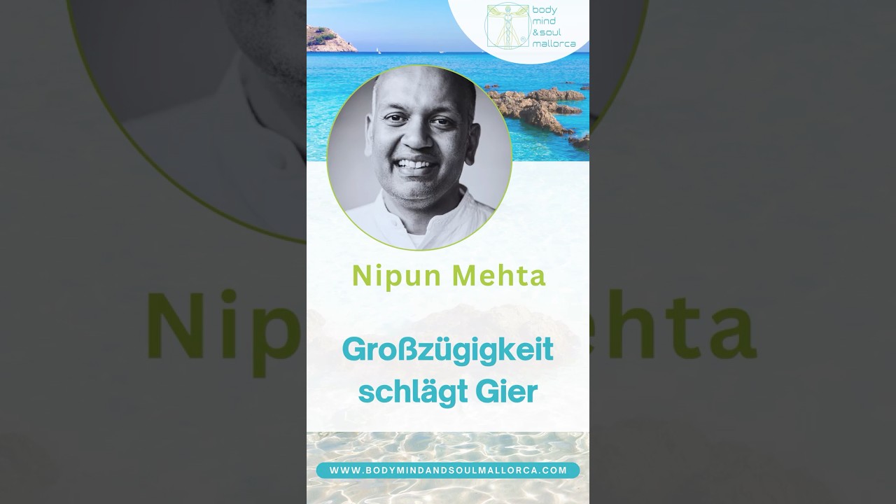 Nipun Mehta - Großzügigkeit schlägt Gier