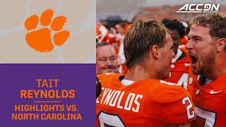 Clemson QB Tait Reynolds Highlights vs. North Carolina
